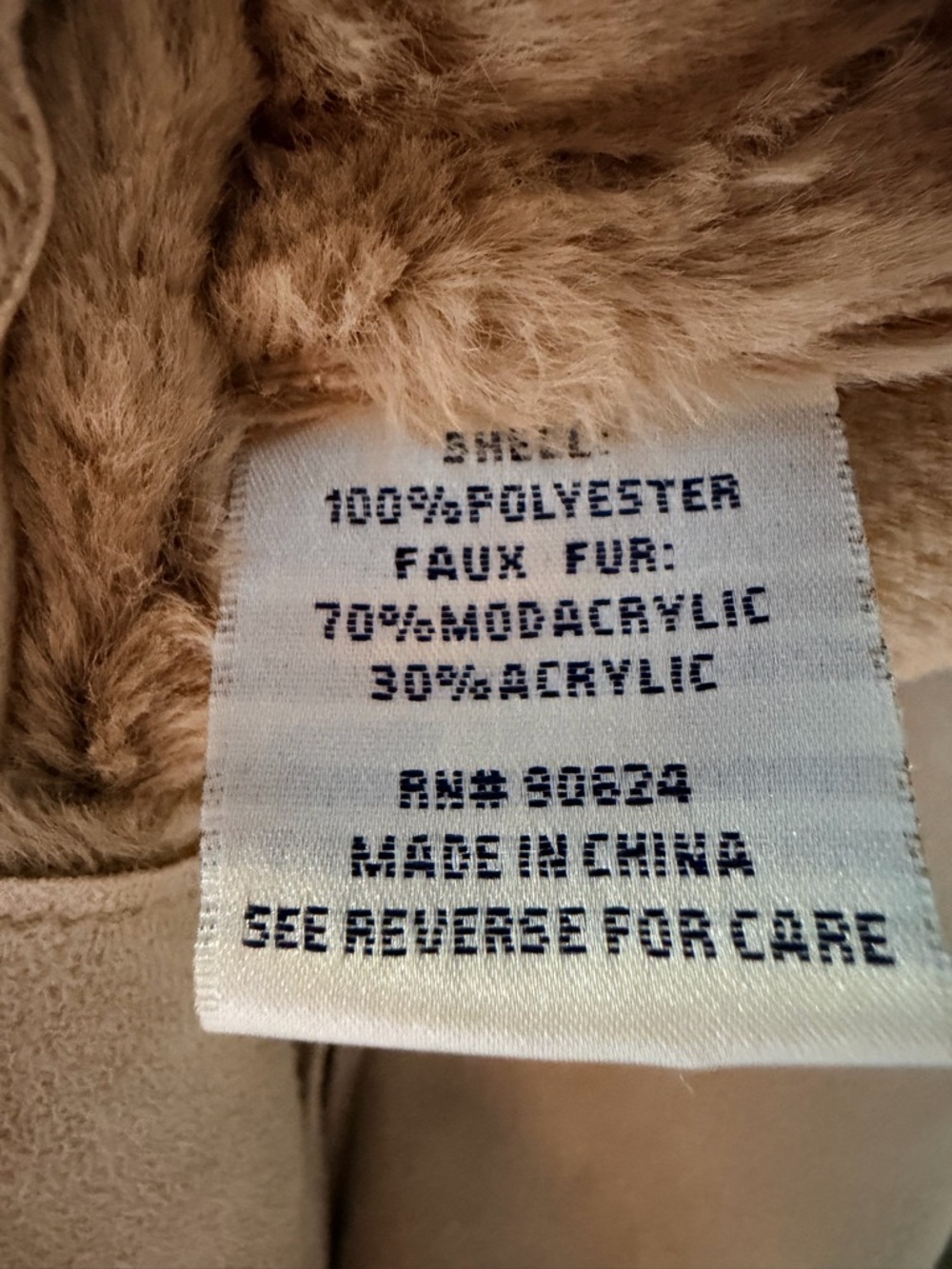 Tasha Polizzi Cream Coat with Faux Fur Trim - Picture 12 of 13